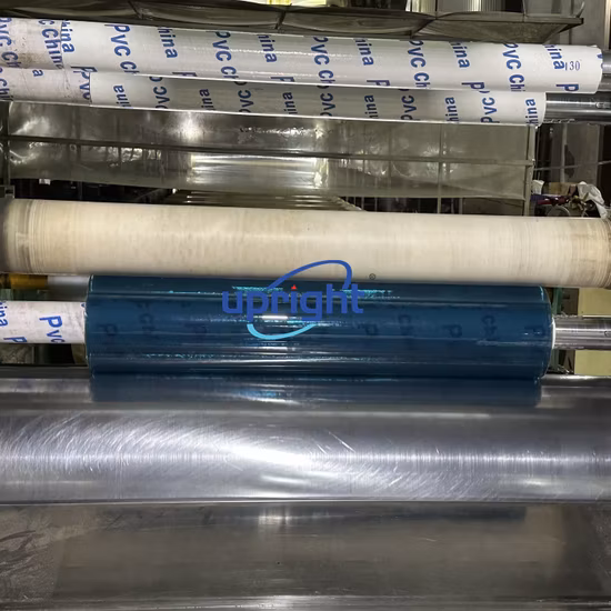 Film de PVC de feuille de plastique rigide transparent transparent super clair d'épaisseur