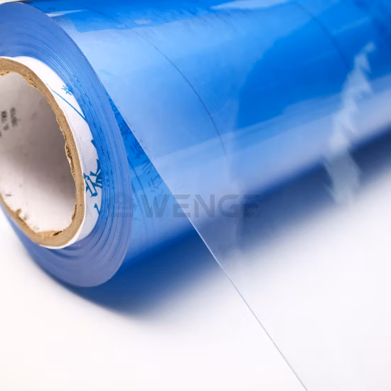 Rouleau de plastique transparent normal de haute qualité, film PVC souple transparent pour l'emballage